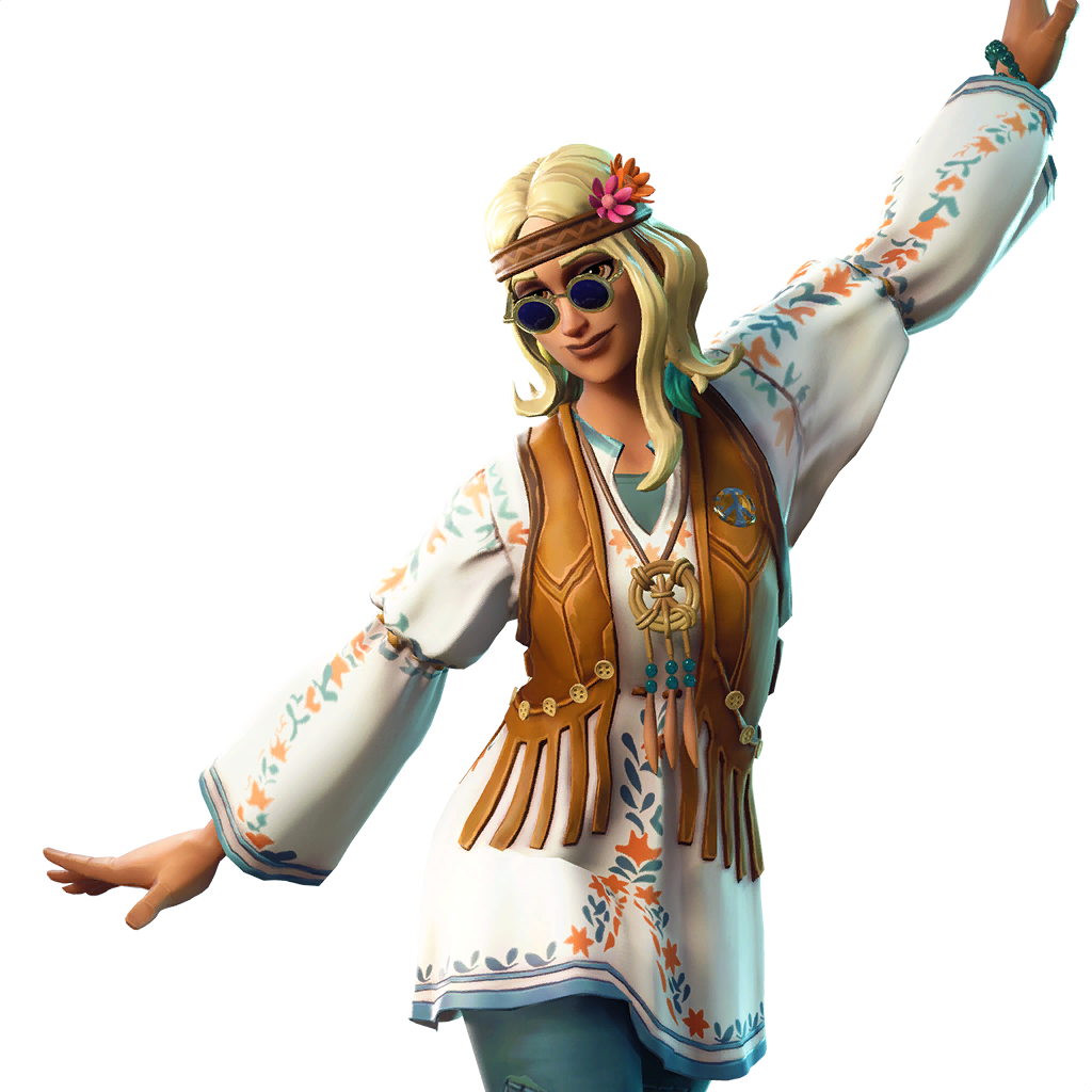 dreamflower - hippie skin fortnite rarity